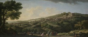 Villa à Caprarola - Claude Joseph Vernet